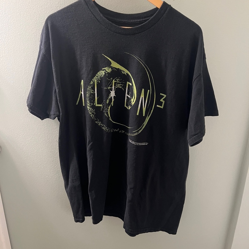 Alien 3 Black Graphic T-Shirt